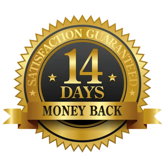 Apollo AI 14-day money-back guarantee seal